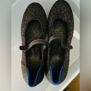 Rothy’s animal print flats